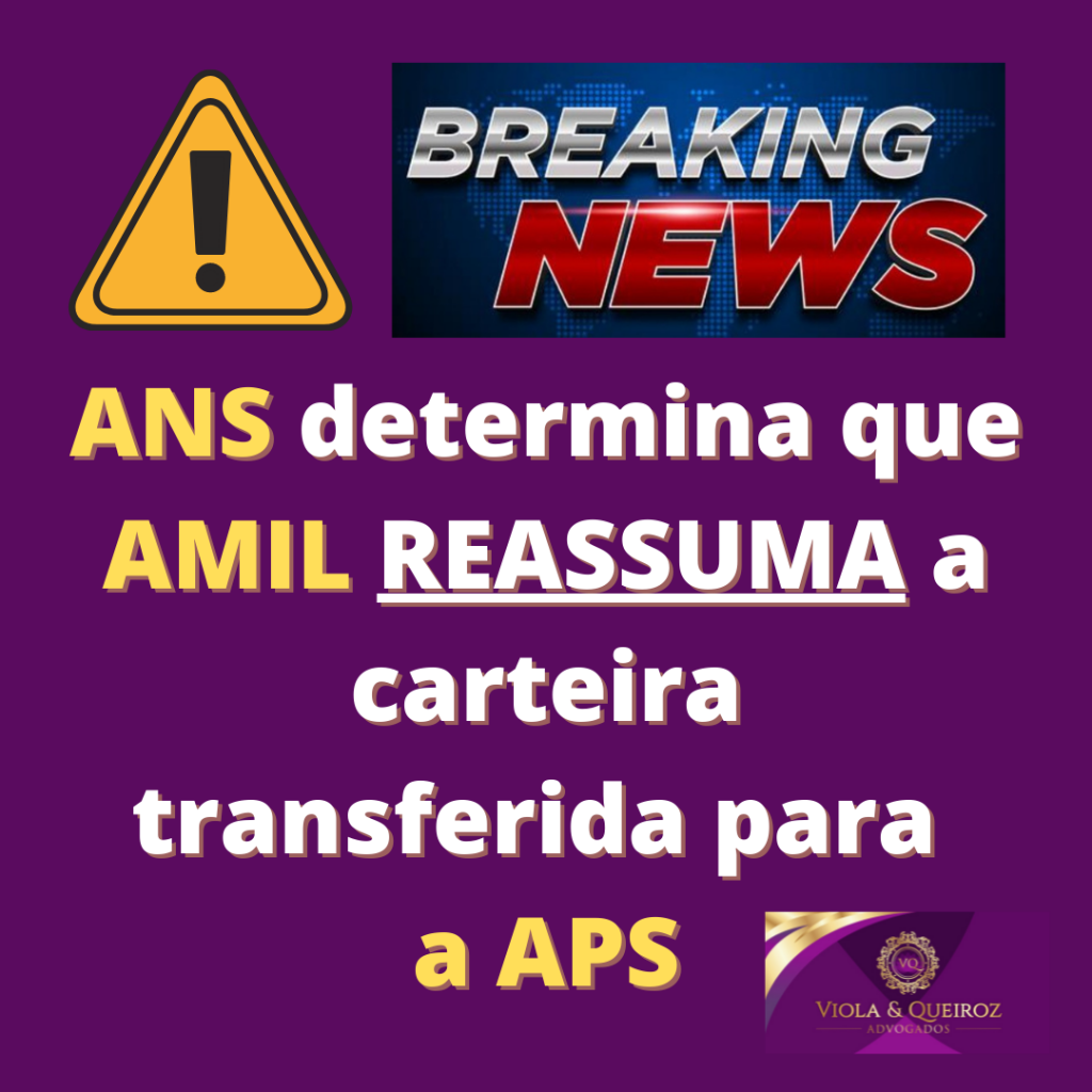 Leia mais sobre o artigo ANS determina que Amil reassuma carteira transferida para a APS