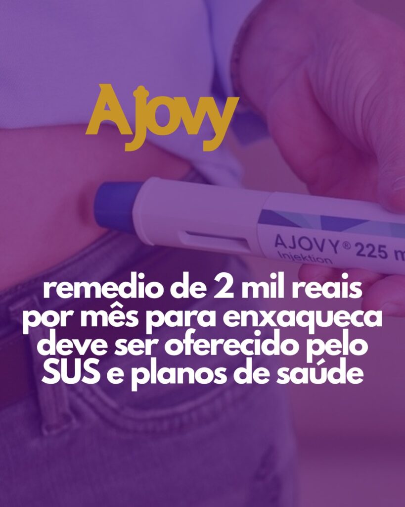 Leia mais sobre o artigo Fremanezumabe (Ajovy) na Justiça: esperança para quem sofre com enxaqueca crônica