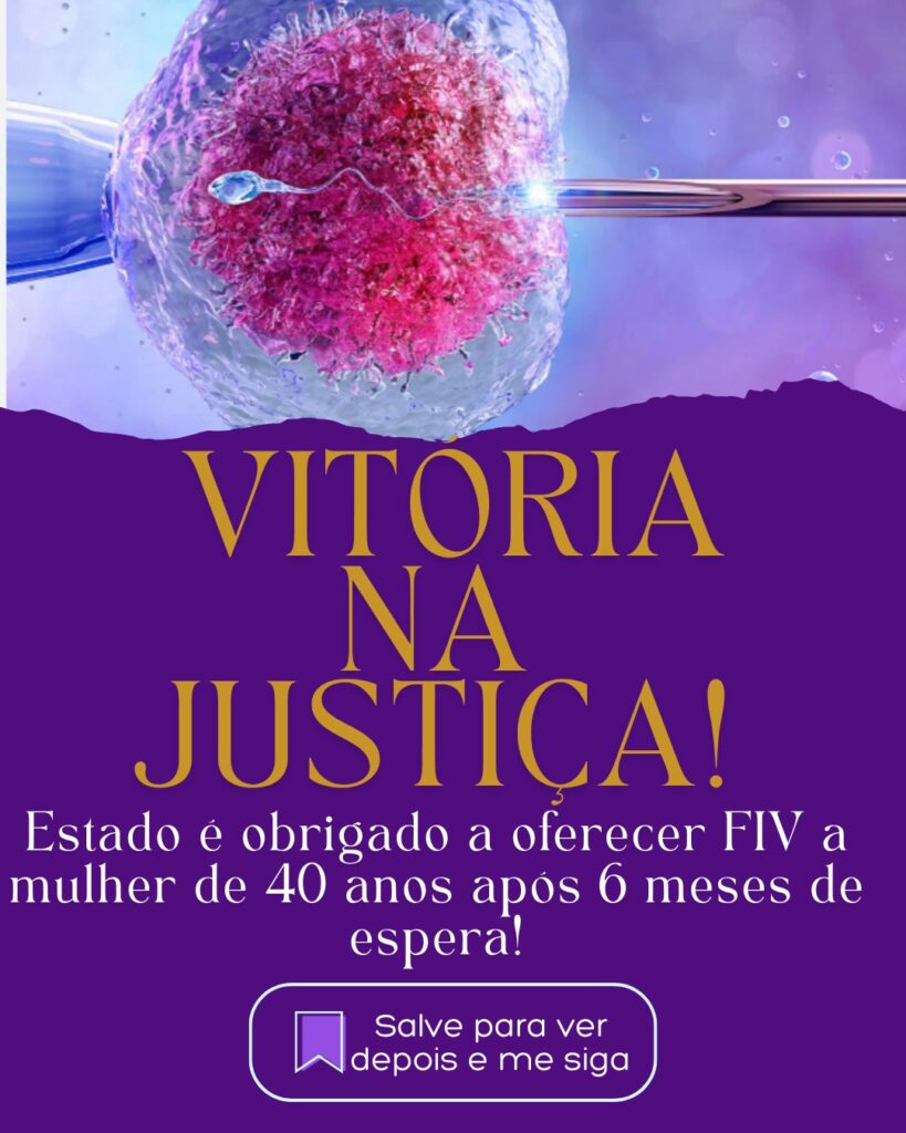 Leia mais sobre o artigo Justiça garante FIV a mulher de 40 anos com infertilidade tubária em SC!⁣